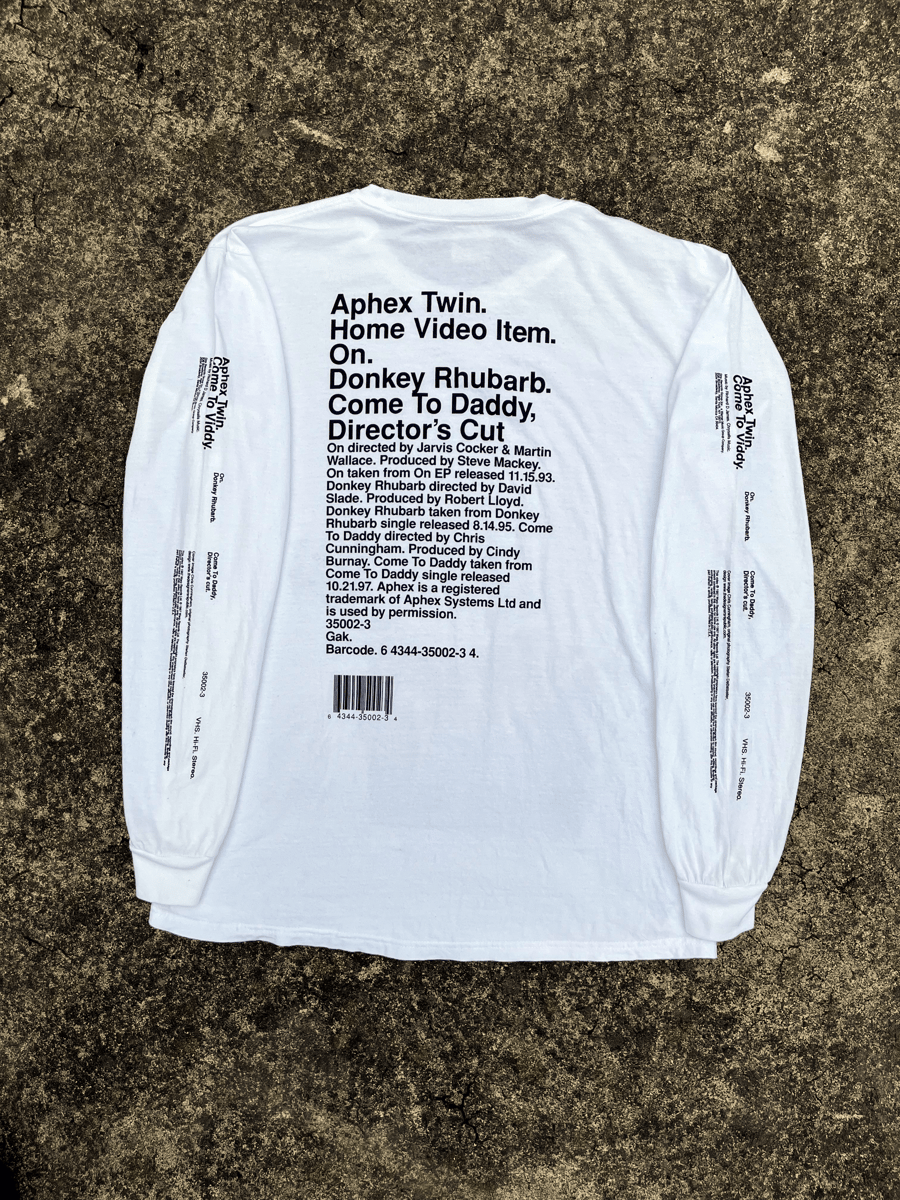Come to Viddy VHS tape long sleeve | NERVOUS DESIGNS